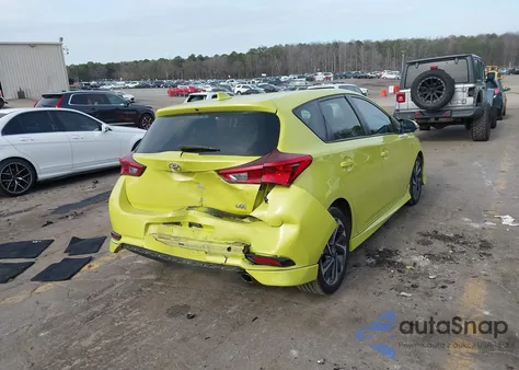 2017 Toyota Corolla Im z USA, uszkodzony, nr VIN JTNKARJE8HJ533848
